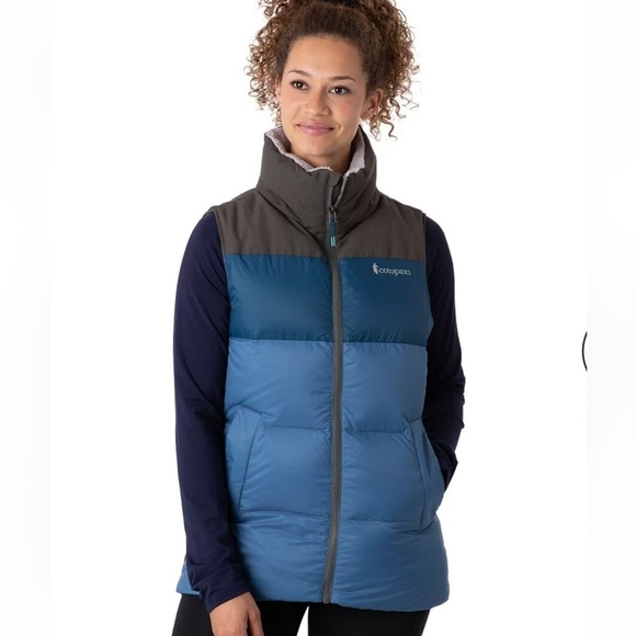 cotopaxi Jackets & Blazers - Cotopaxi Solazo Down Vest in Iron & Denim NWT XL